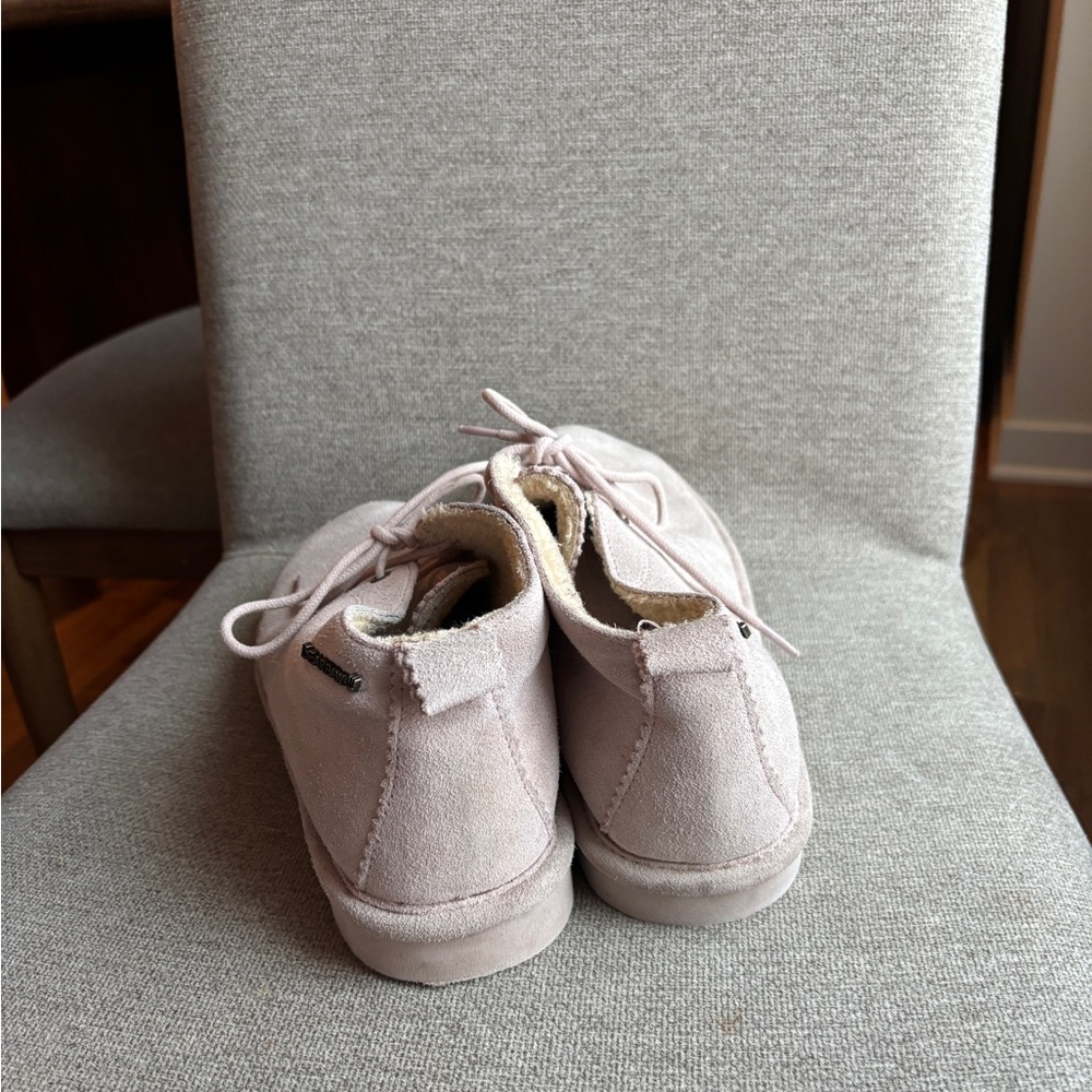 Bearpaw Women's Suede Chukka Skye Shoes Size 9 Light Lavender - Picture 8 of 10